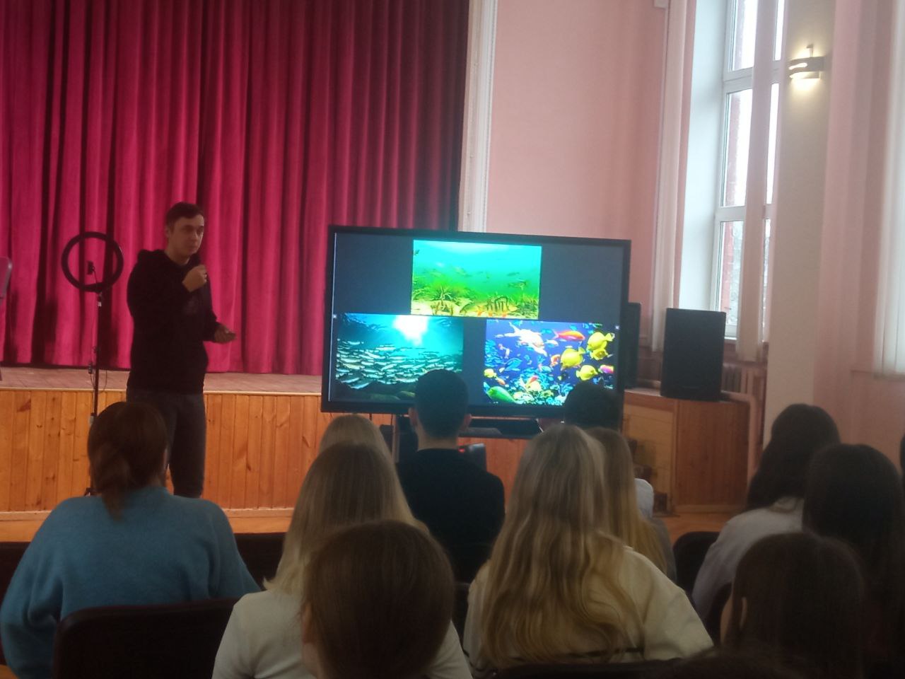 Выступление молодых ученых из Калининградского государственного технического университета.