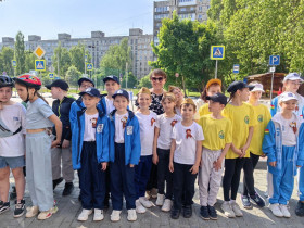 Гимназисты стали призерами городского конкурса юных инспекторов движения «Безопасное колесо».